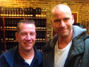 Den genomsympatiske Johan van Boxmeer och undertecknad inne på The old pipe.