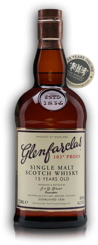 Glenfarclas 15 YO 103° Proof for The whisky exchange