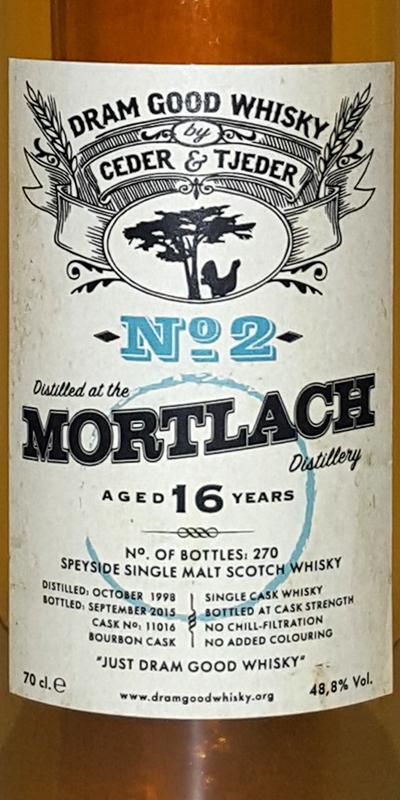 Mortlach 16 YO Dram good whisky