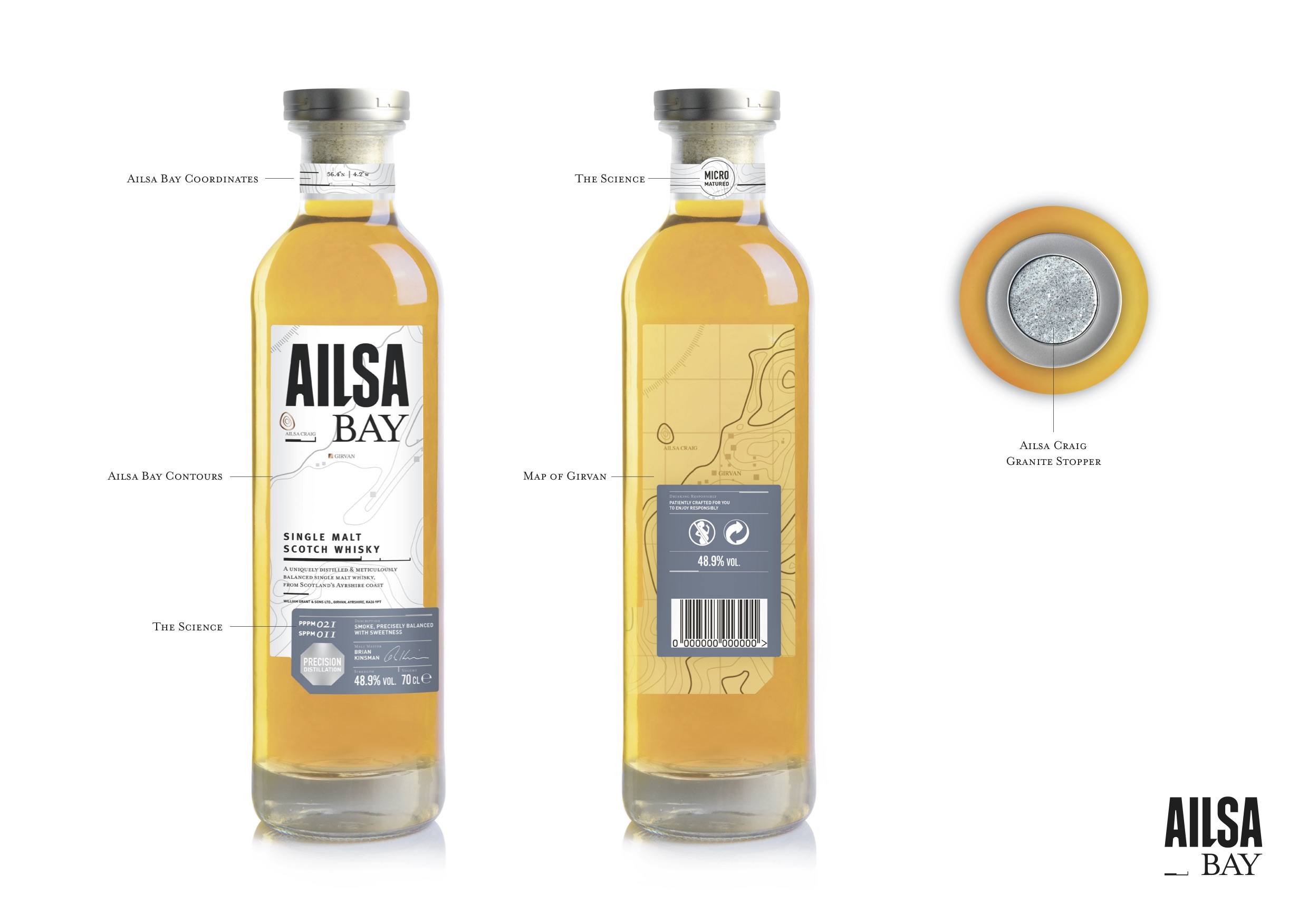 The first single malt release from Ailsa bay: peat and vanilla